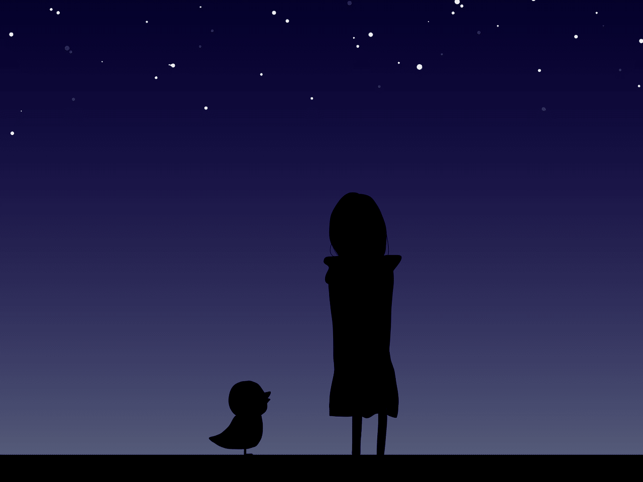 イラスト 泣きそうな夜空に Mado Note