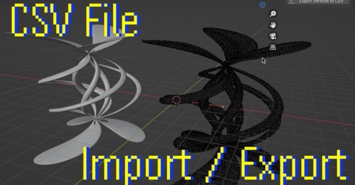 What File Type Is Csv #Blender CSV 가져오기 및 내보내기|ちゃんず