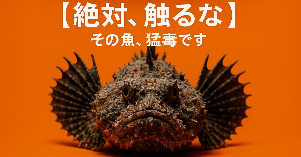 【海釣り】その魚、絶対触るな!堤防にいる危険な毒魚リストと、命を守る応急処置【安全ガイド】|カゴ釣り完全ガイド|初心者から上級者まで役立つ釣り ...