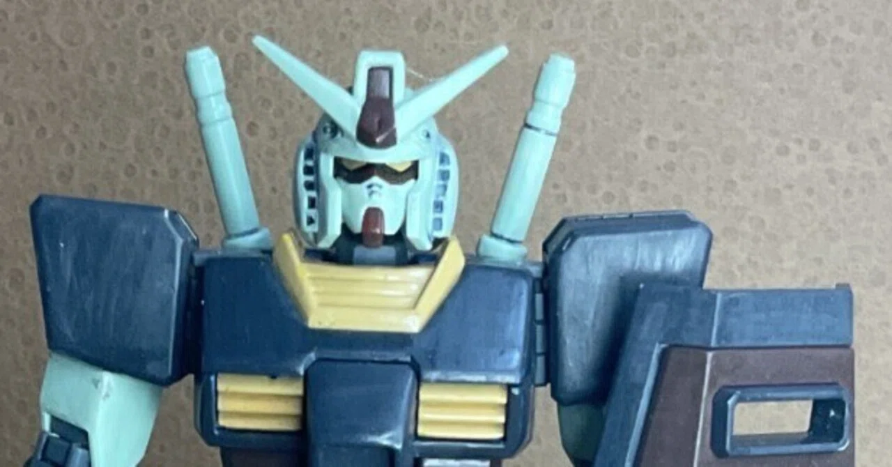 プラモデル制作：EGガンダムをリアルタイプカラーに塗ってみた