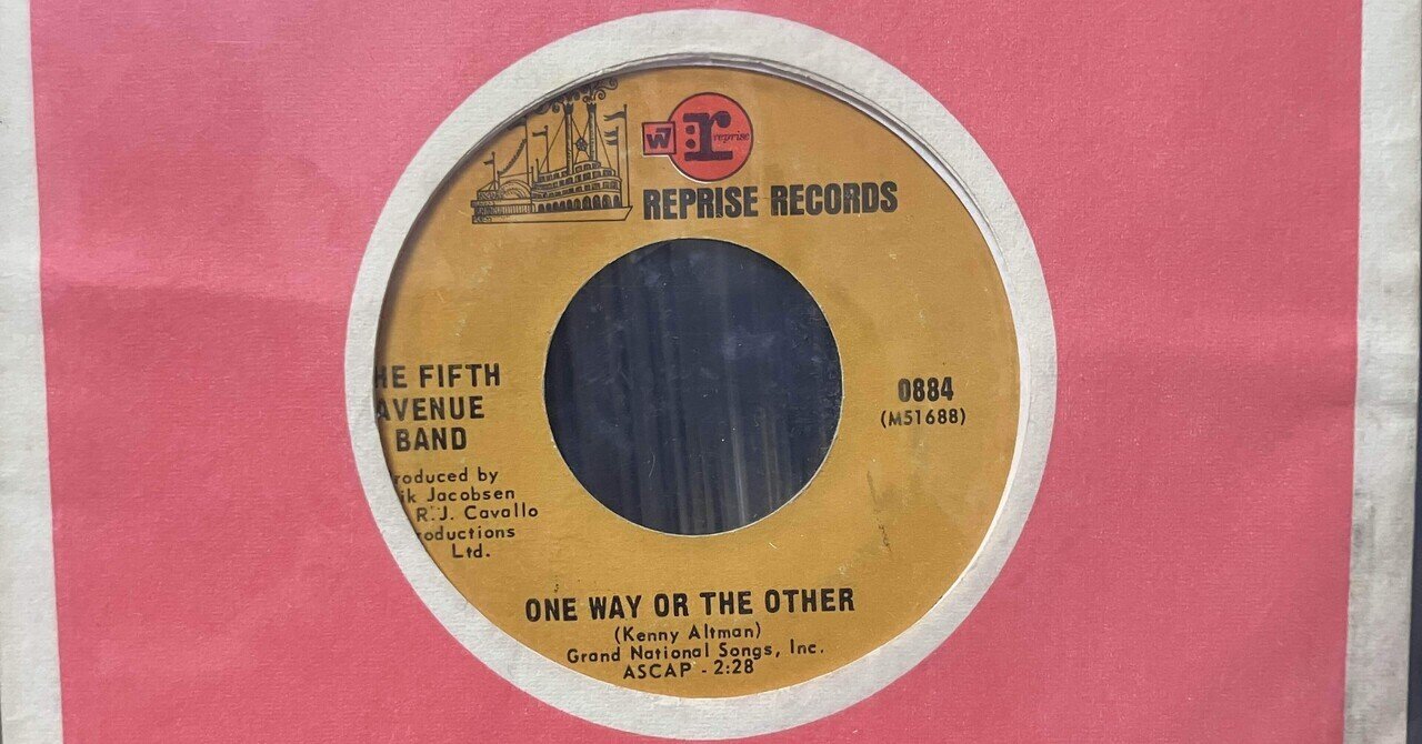 The Fifth Avenue Band One Way Or The Other / First Flight