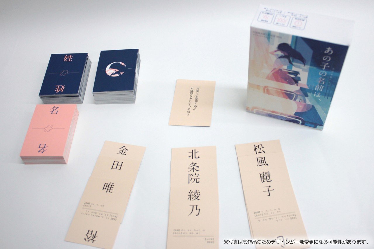 名前妄想ゲーム あの子の名前は Cojirase Lunch Box Note 名前妄想ゲーム あの子の名前は Cojirase Lunch Box Note