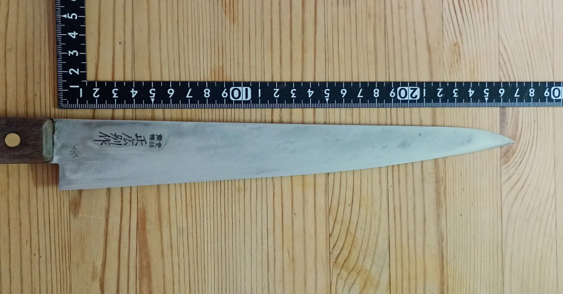 正広 270mm 片刃筋引きを研ぐ｜はっさ