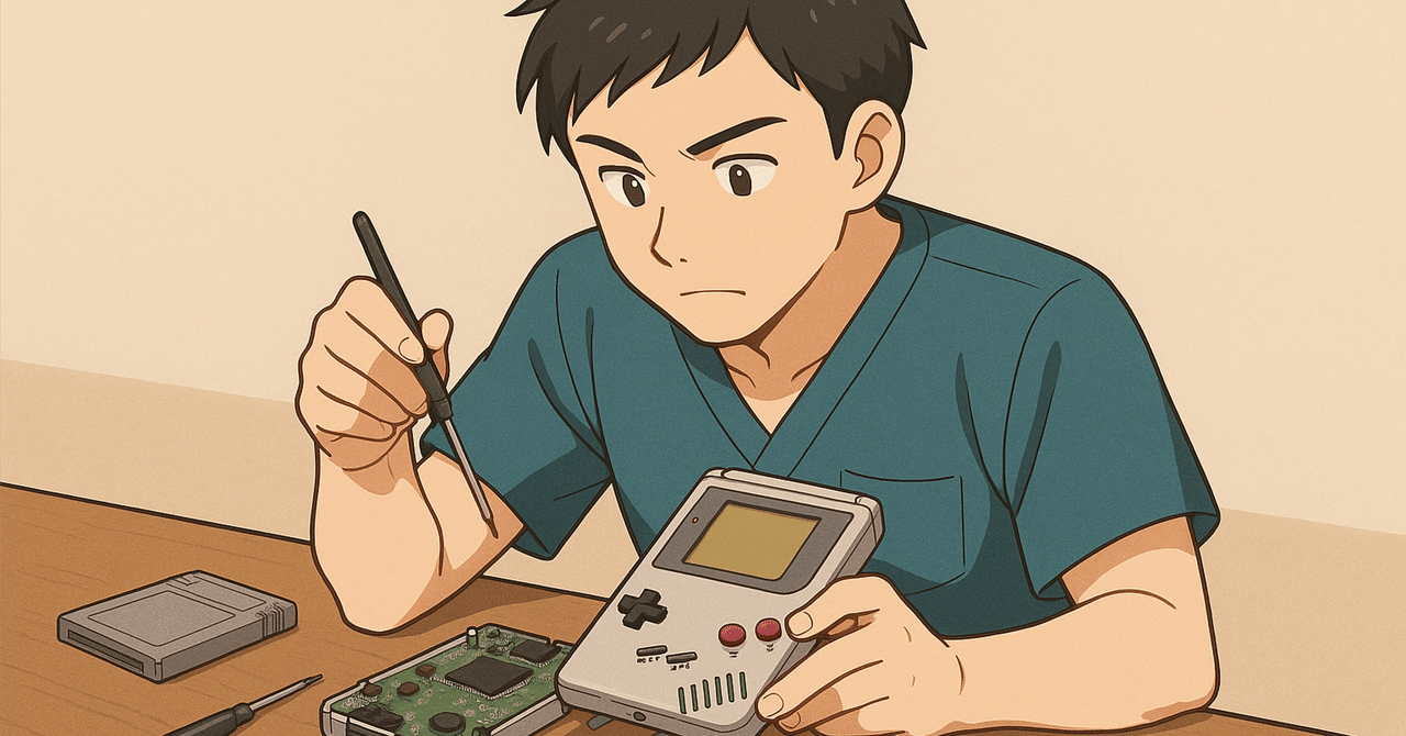 壊れたゲーム機が教えてくれた「作業の意味」｜1TOC＠ゲーム研究しているOT