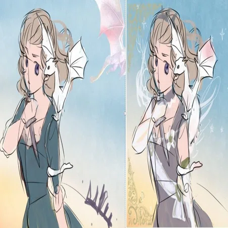イラストメイキング 表紙絵描きなおし編 Clip Studio 素材紹介多め 西フロイデ Note