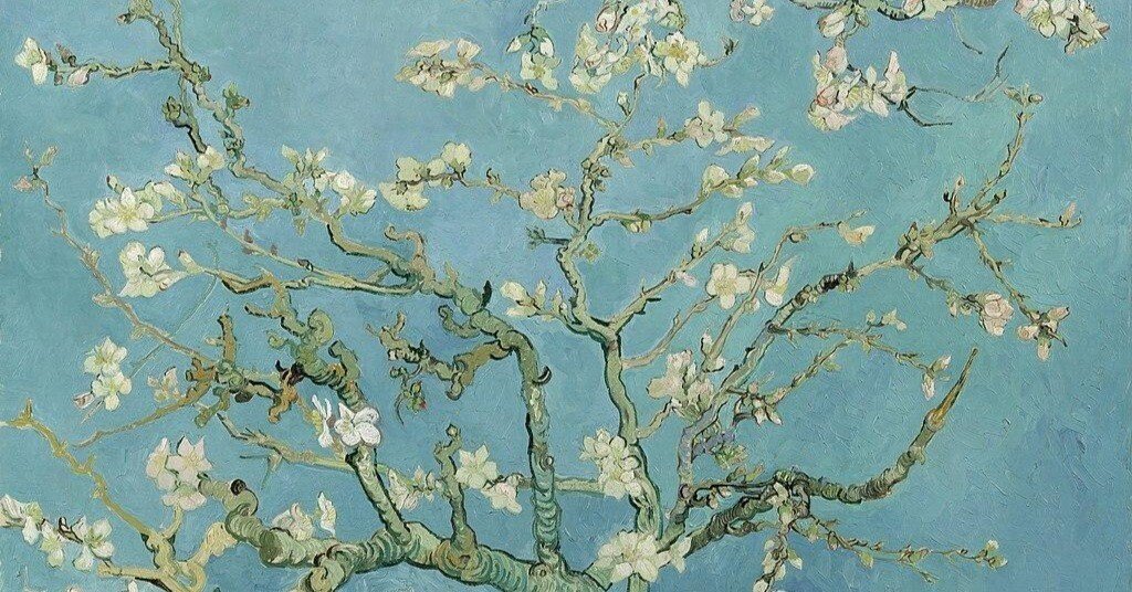 ィンセント・ファン・ゴッホ、＜花咲くアーモンドの樹の枝＞｜日本花卉