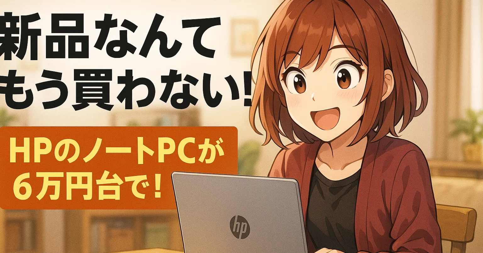 暴露】私がもう新品のパソコンを買わない理由。6万円台の「HP ProBook