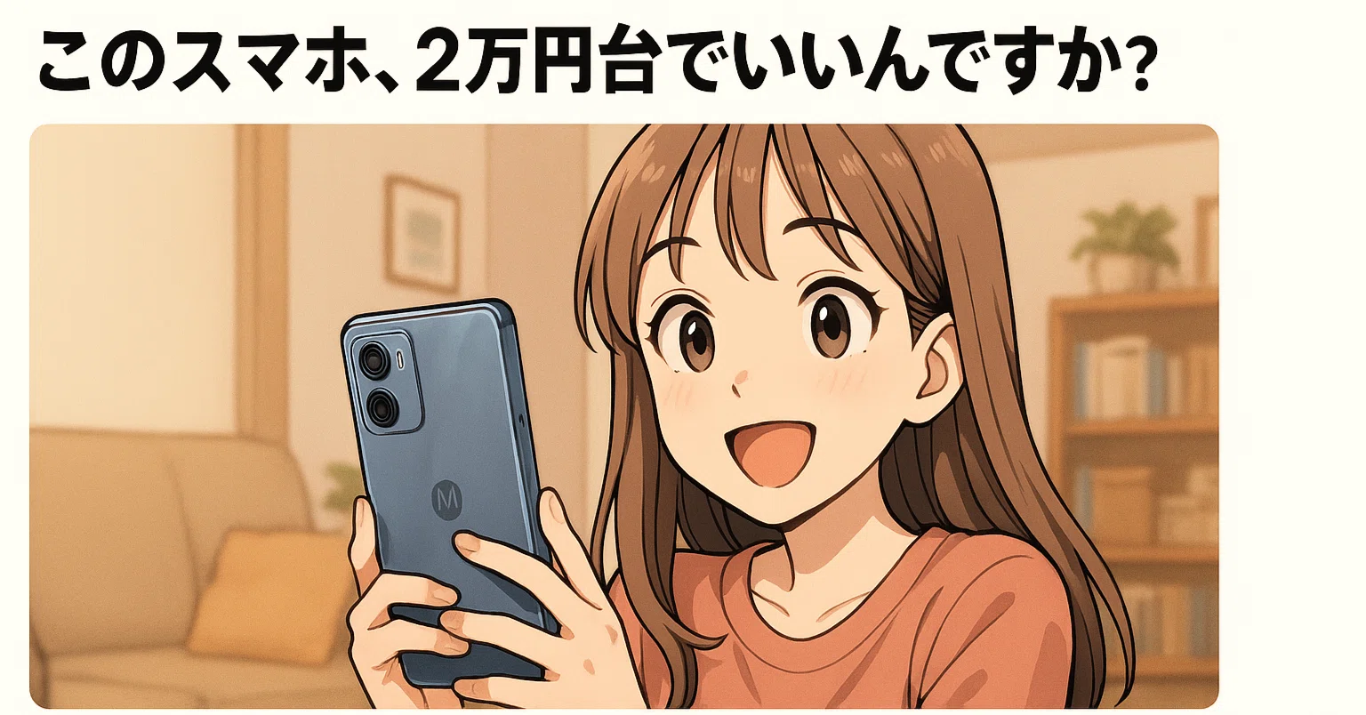 驚愕】このスマホ、2万円台でいいんですか？Motorola g64 5Gを自腹 