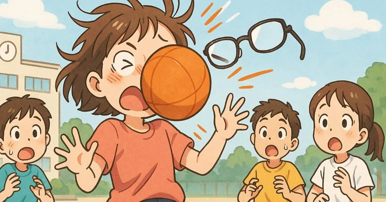 The time my glasses flew off at school｜平成のちびまる子ちゃん〜みらちゃん物語〜