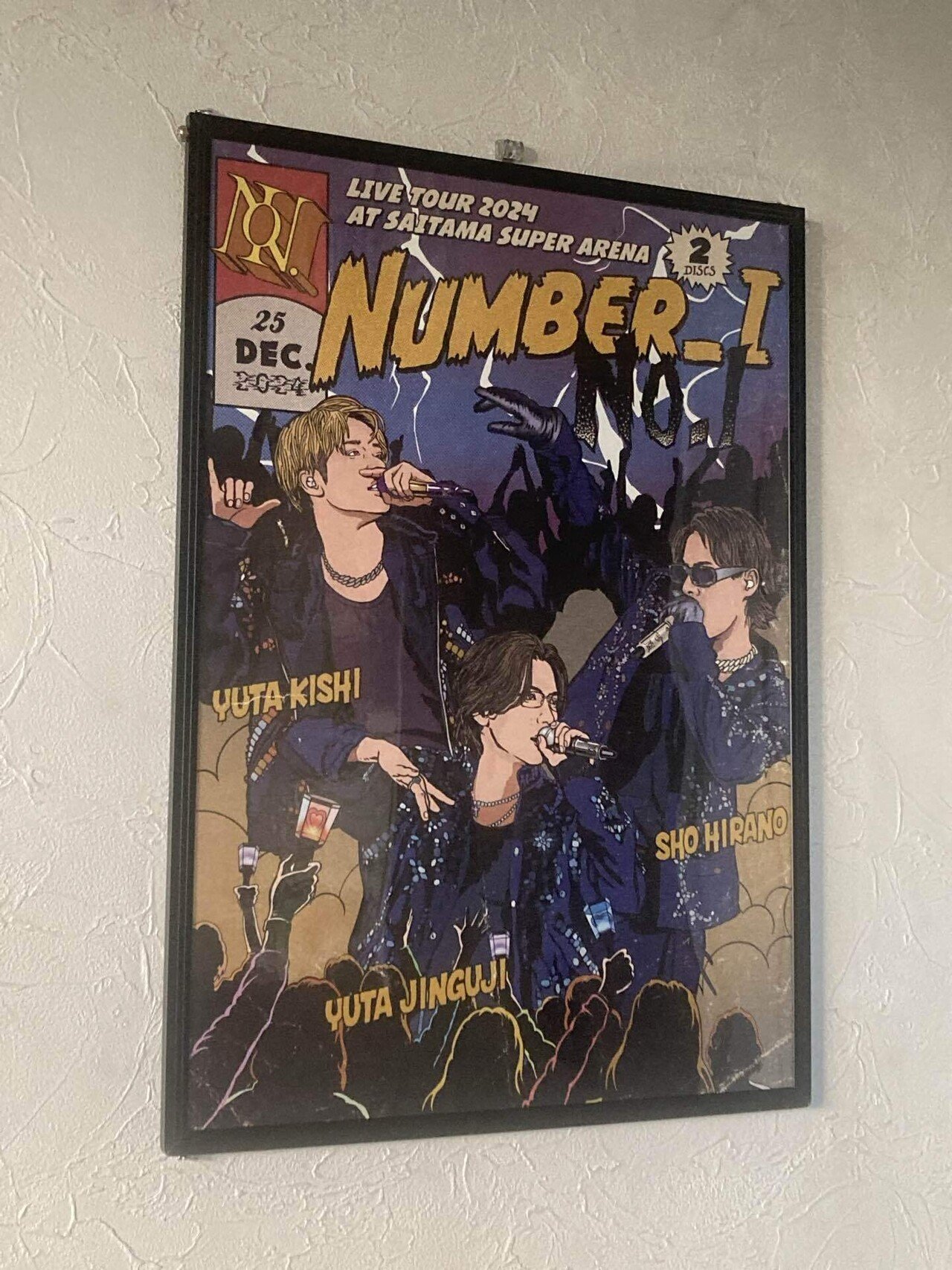 【本日限定値下げ】 Number_i ポスター Number_i「No.Ⅰ」特典ポスターを飾った！｜sakebi_i