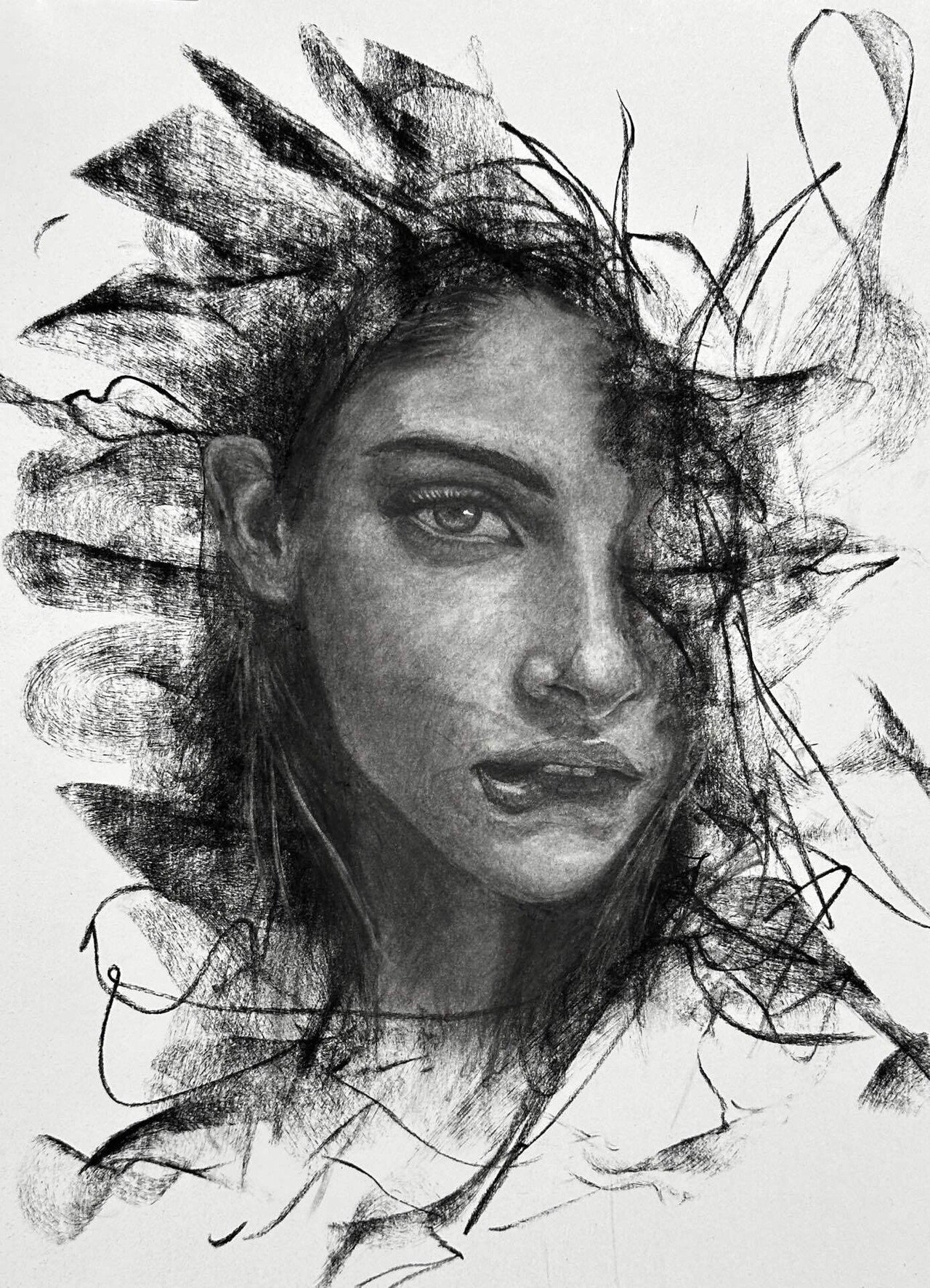 今月描いた絵まとめ。木炭画を描き始めて半年の振り返り。｜ryosuke