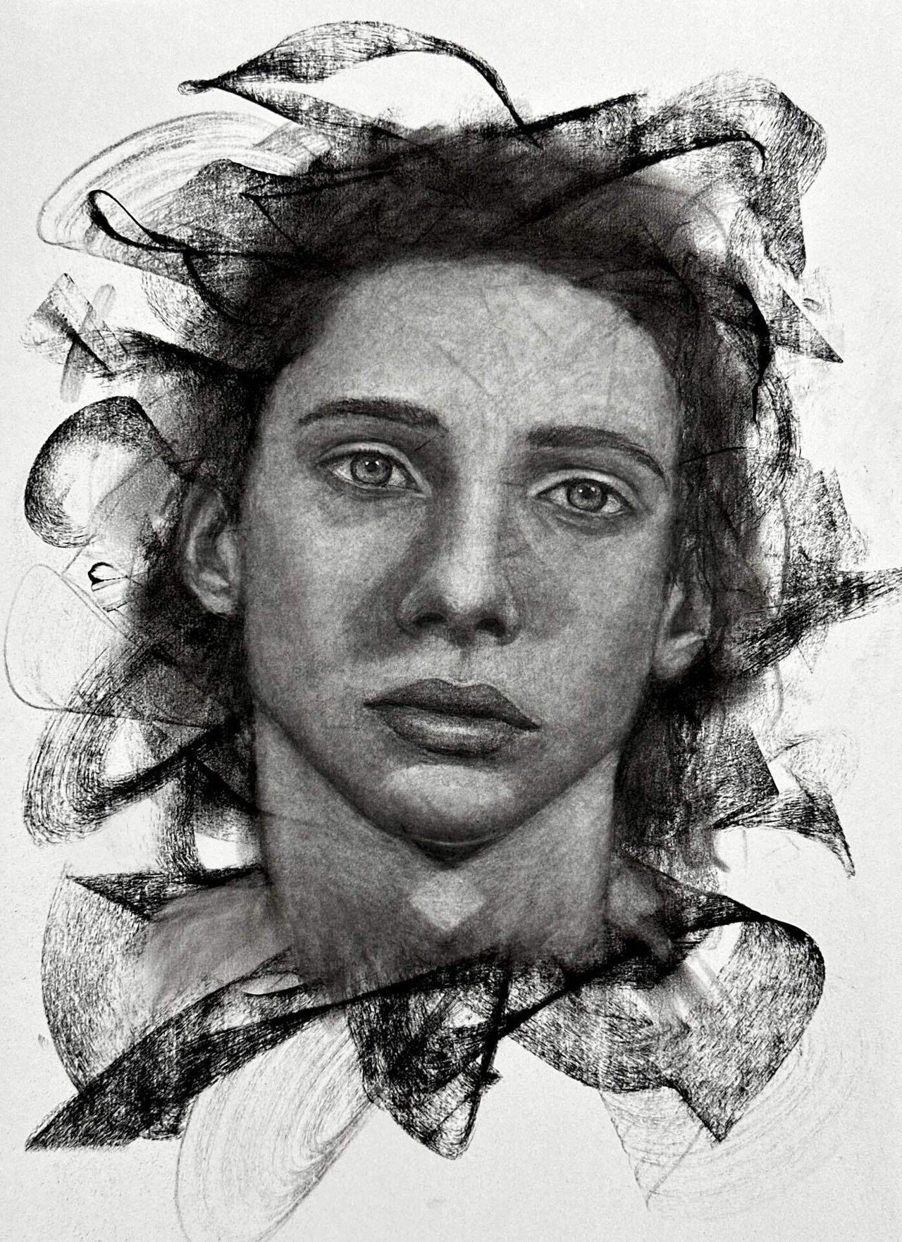 ドローイング 木炭画 木炭デッサン うるえ - Illustrations ART street