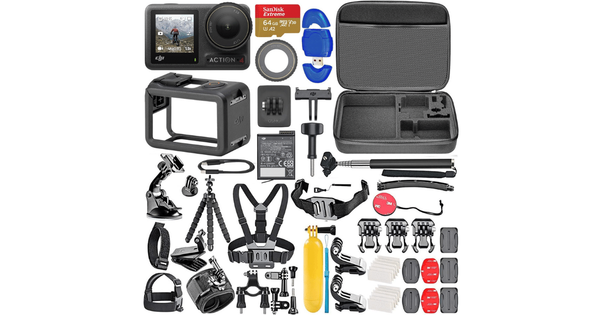 DJI Osmo Action 4 防水アクションカメラ 4K HDR｜GetGadgetGot
