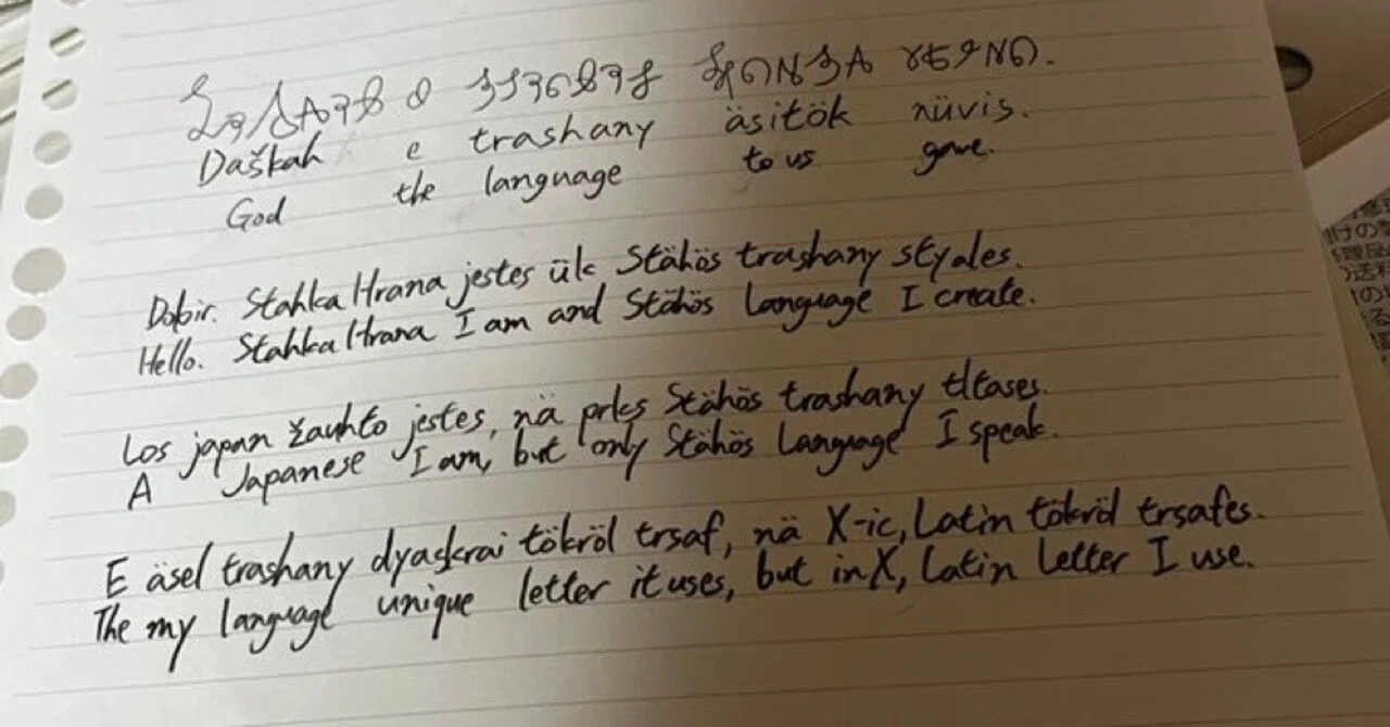 Beisklafki's Method for Creating Fictional Languages｜Beisklafki