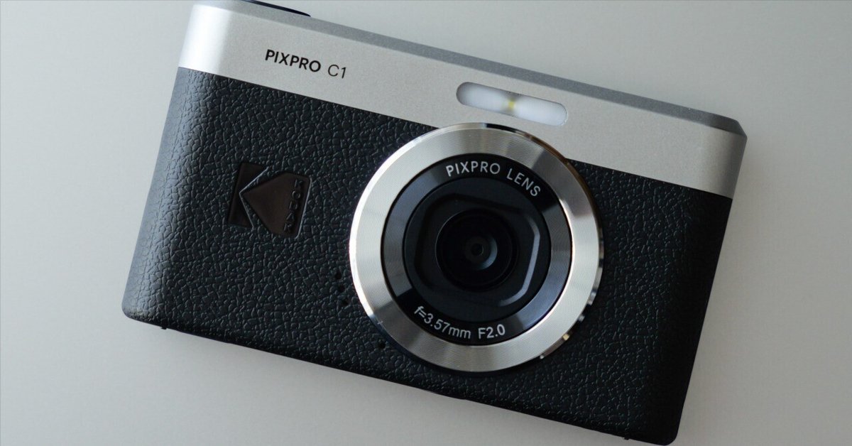 KODAK PIXPRO C1 デジタルカメラ SDカード付き レトロでおしゃれ！コダック PIXPRO C1は“持ち歩きたくなる
