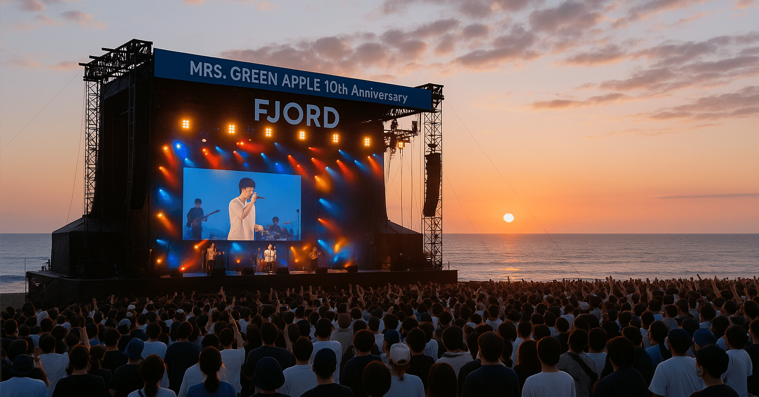 Mrs. GREEN APPLE 10周年ライブ「FJORD」セットリスト順レポート【8/3