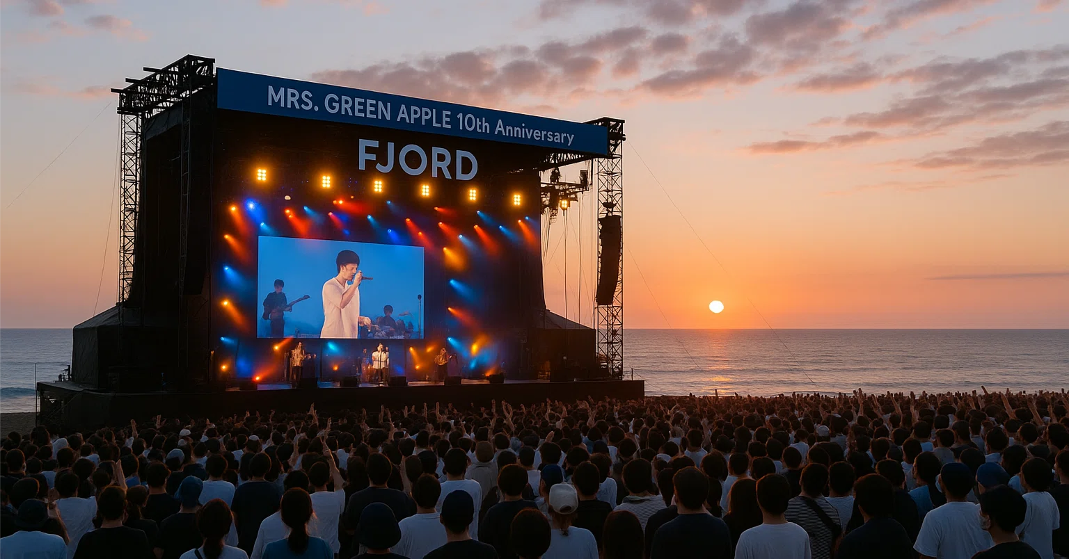 Mrs. GREEN APPLE 10周年ライブ「FJORD」セットリスト順レポート【8/3
