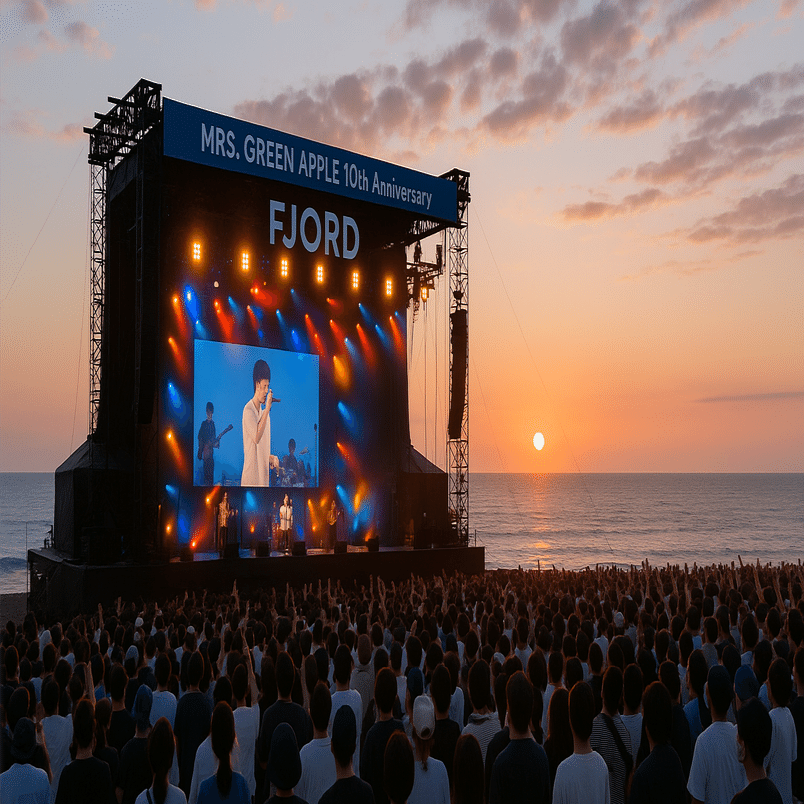 Mrs. GREEN APPLE 10周年ライブ「FJORD」セットリスト順レポート【8/3