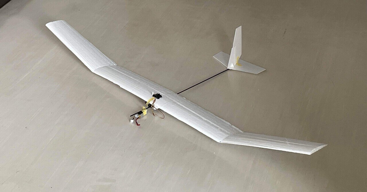 発泡グライダー-自作69機目｜yumekun