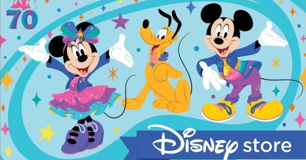 ディズニーストアからのお届け物: カリフォルニアディズニー70周年