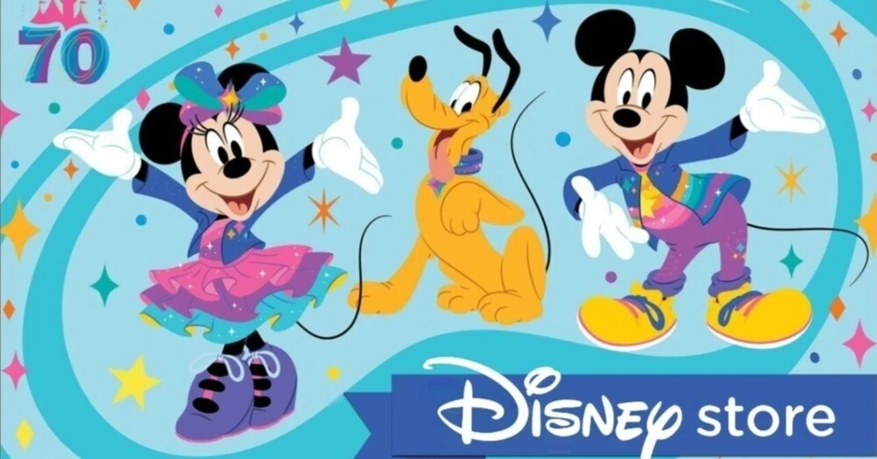 ディズニーストアからのお届け物: カリフォルニアディズニー70周年