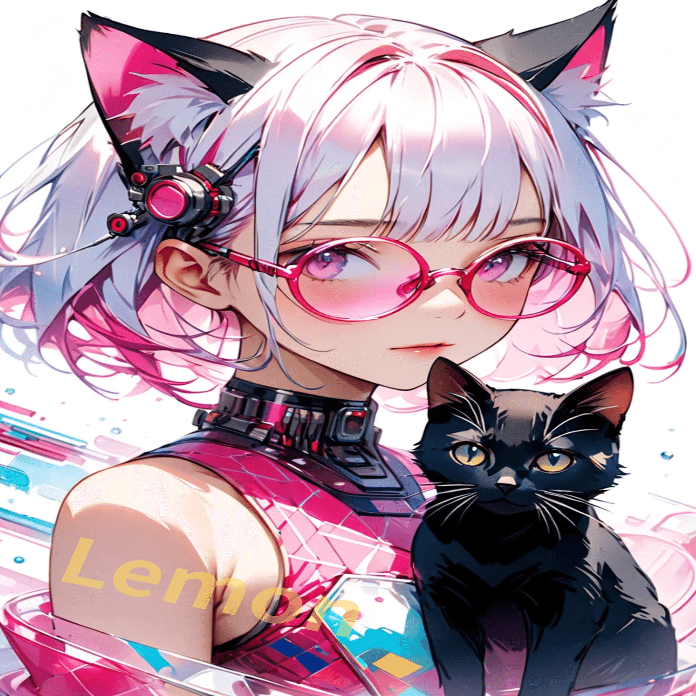 おはようございます✨ 今日はこちらをお届けいたします。 猫耳女の子と