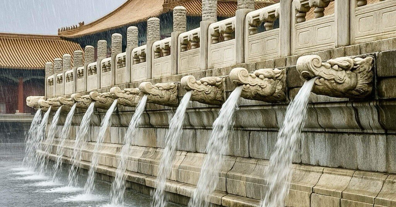 600年、水没しない奇跡の建築──「千龍吐水」と紫禁城の排水の