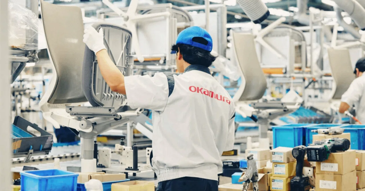 okamura オカムラ、センターピース/ 東京23区全域送料無料 Part 1] Infiltrating one of Japan's leading chair production