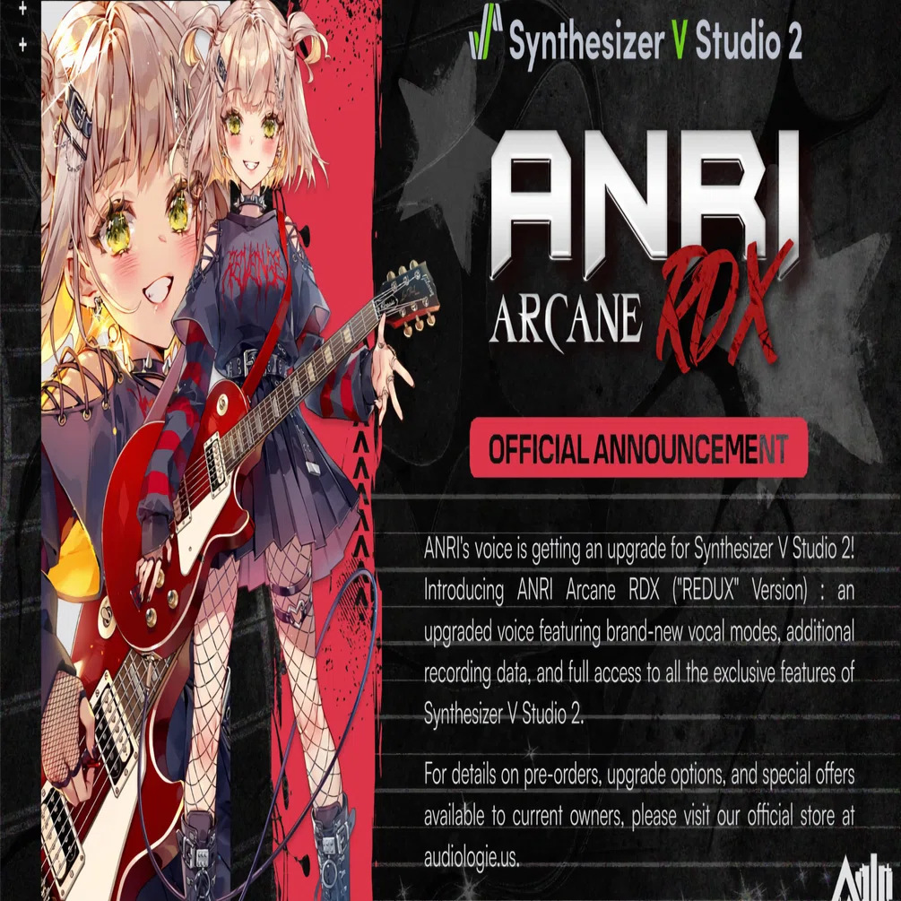 ANRI Arcane RDX】Not Crying【Synthesizer V2 AI Original】｜kermit