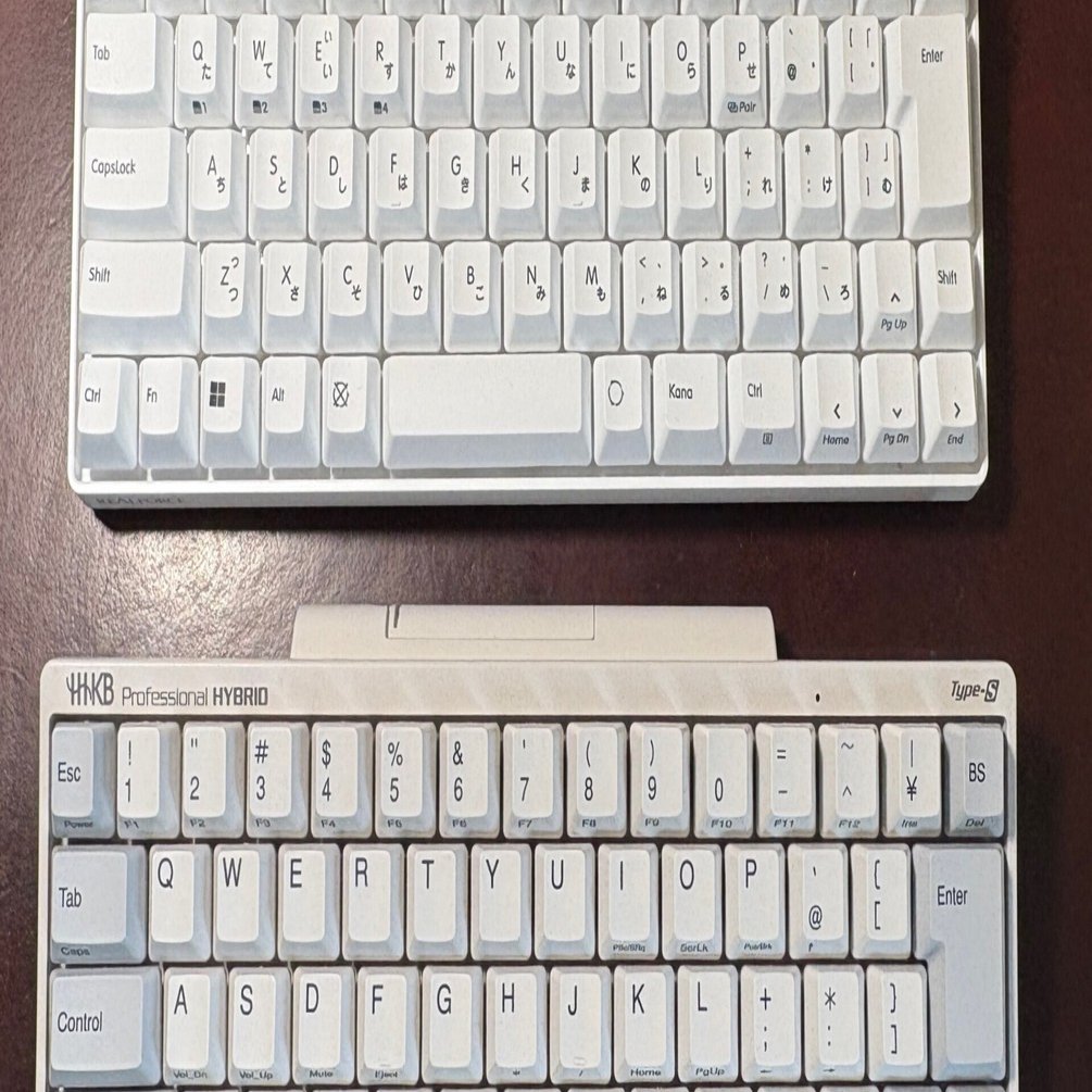 東プレREALFORCE対PFU HHKB対決｜msinzo