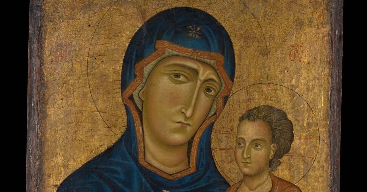 フィリピンイコン板画　聖母Ａ フィリピンイコン板画 聖母A