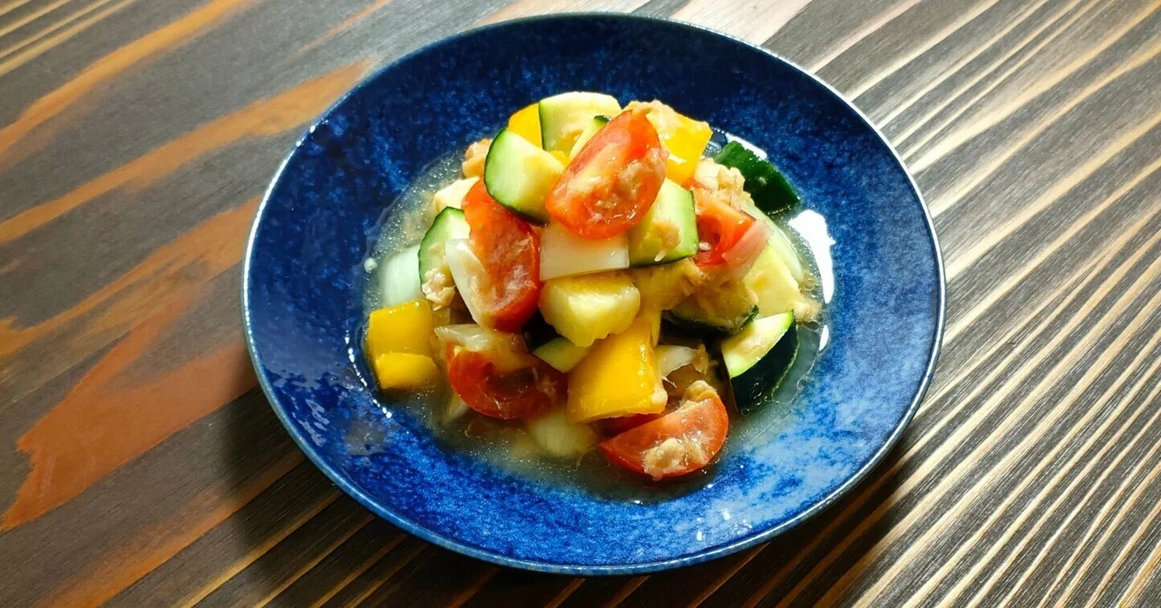 Summer Vegetable and Tuna Marinade with Marmalade Flavor｜Moto recipe