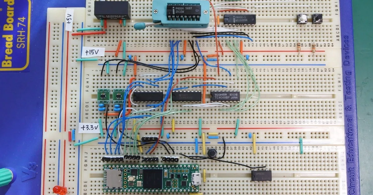Intel 4004 (その15) 周辺回路を現代の部品で作ってみる(Teensy編
