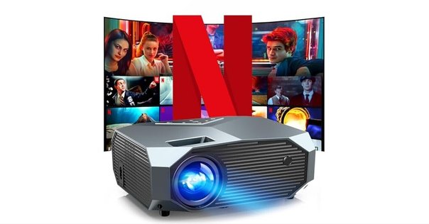 YOWHICK ミニプロジェクター DP02B とスクリーン 小型ながら12000LM＆1080P、5GWiFi接続可能なプロジェクター
