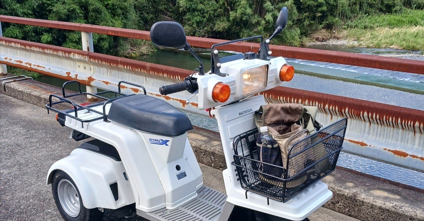 86歳ライダーの愛車①3輪バイク「ジャイロX」を導入｜中山道雄