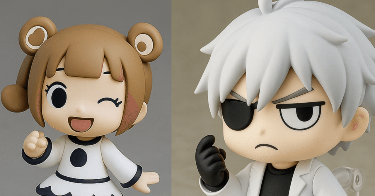 デフォルメフィギュアごっこ｜ 伊達ワル修理師＆AI チャピコ｜伊達ワル