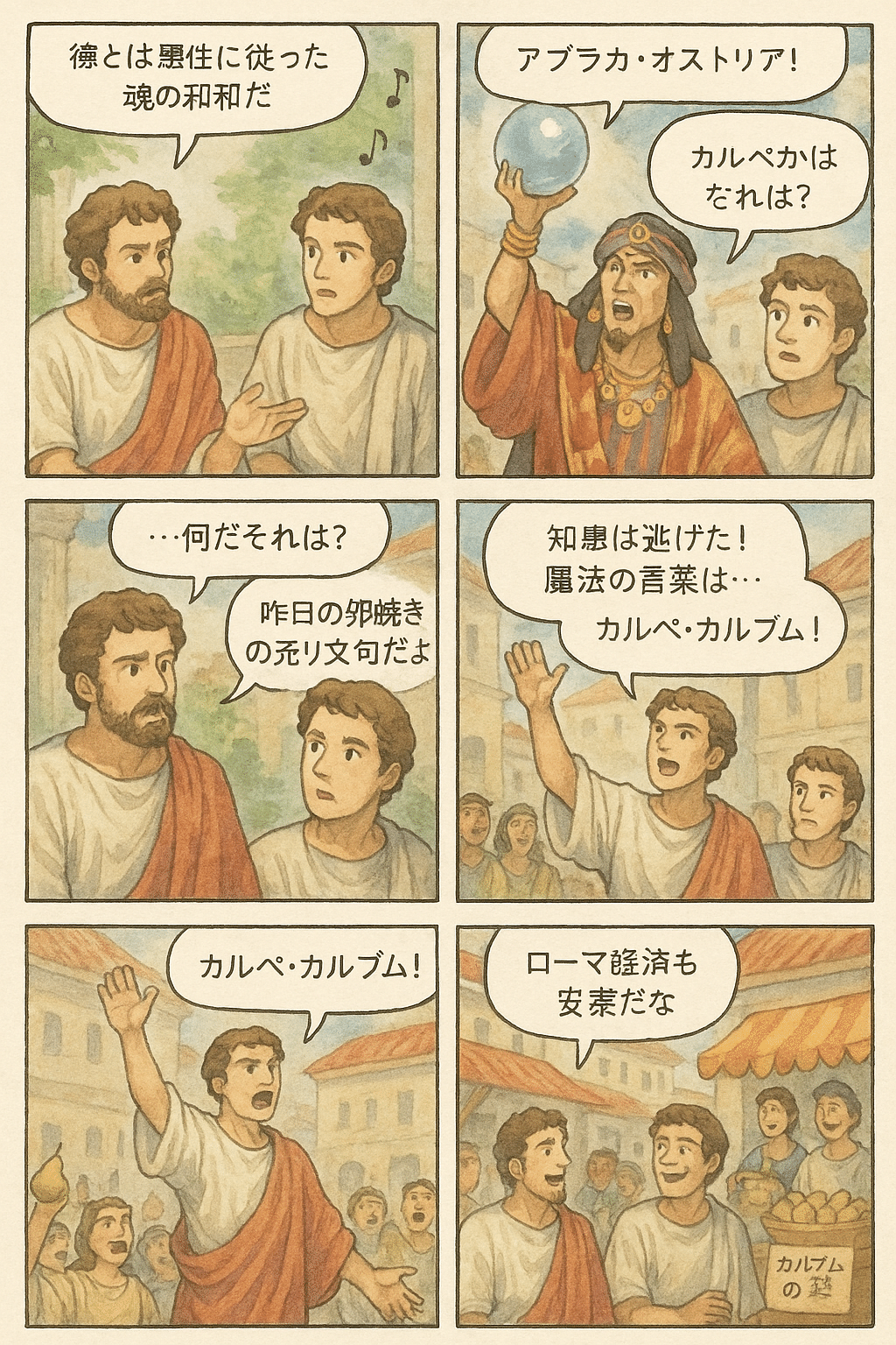 AI君と古代ローマ散策31、Barbarus｜harimako