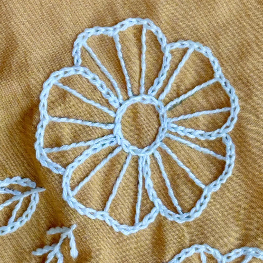【HOW TO】アウトラインステッチとステムステッチの考察｜はなこまち/刺繍作家