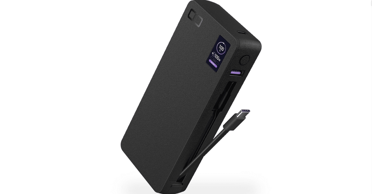 SMARTCOBY Pro CABLE 100W 20K モバイルバッテリー SMARTCOBY Pro CABLE 100W 20K | 株式会社CIO（シーアイオー