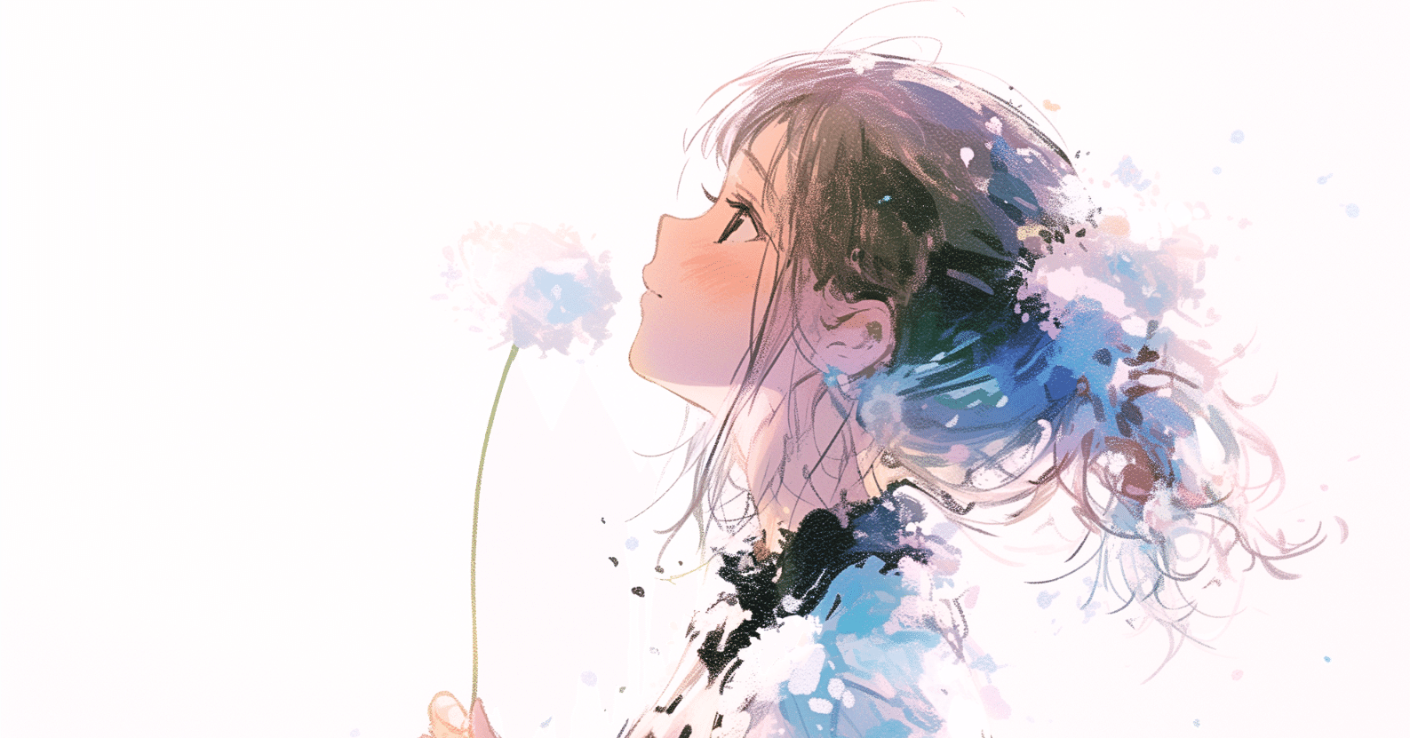風に、祈る【AIイラスト＋4コマ漫画】｜Alpaka