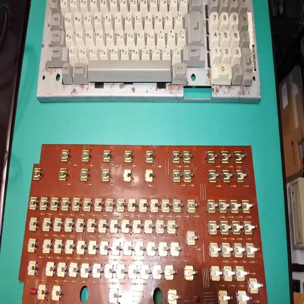 FM-7のキーボード修理｜Ryo Mukai