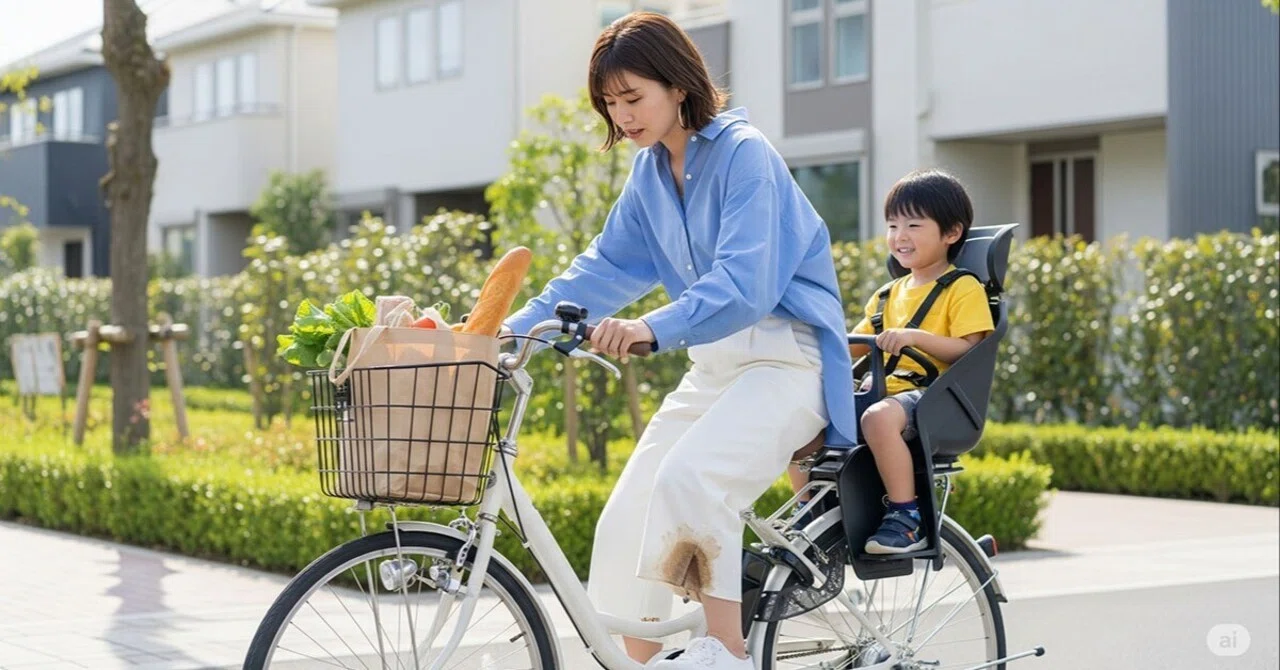 ママチャリの油汚れ、服やバッグが黒くなる原因と対策｜SENSHA Bicycle港北