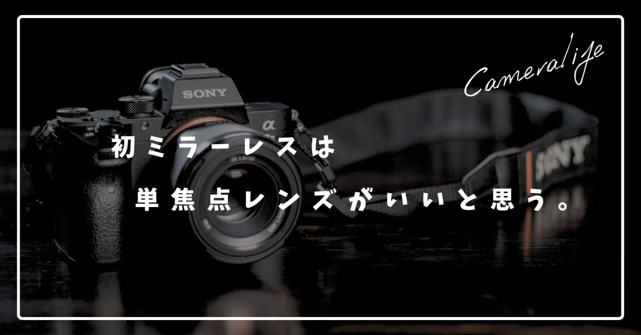 初ミラーレスは単焦点レンズがいいと思う。｜地方の鷹 / chihonotaka