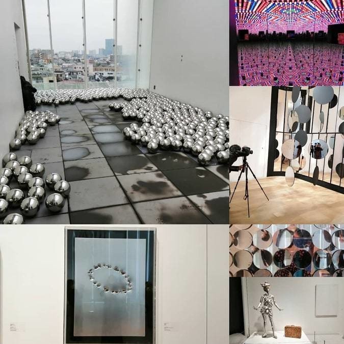 銀と鏡の無限の世界！草間彌生さんの無限の創造力がキラキラ！！＠草間