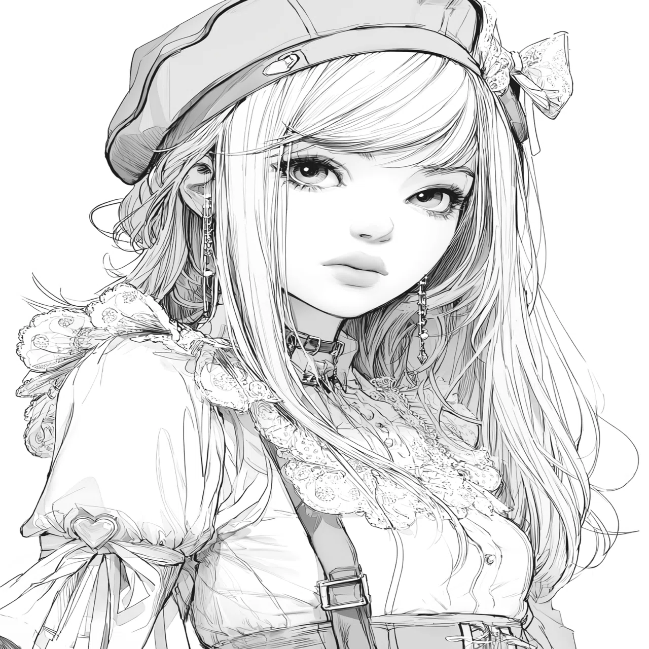 AIで描いて、私の目で整える。線画塗り絵の作り方｜IroTsumugi