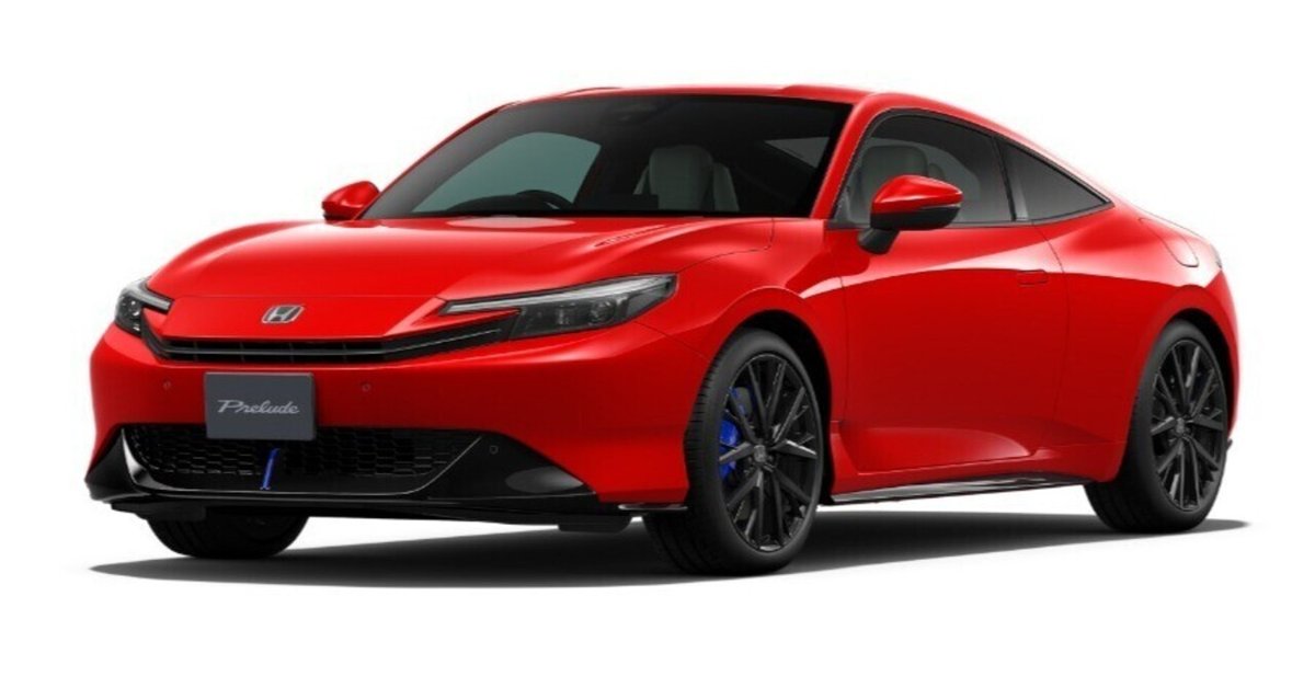 新型PRELUDE 1／43 ホンダパッケージ 新型PRELUDE 1／43 ホンダパッケージ