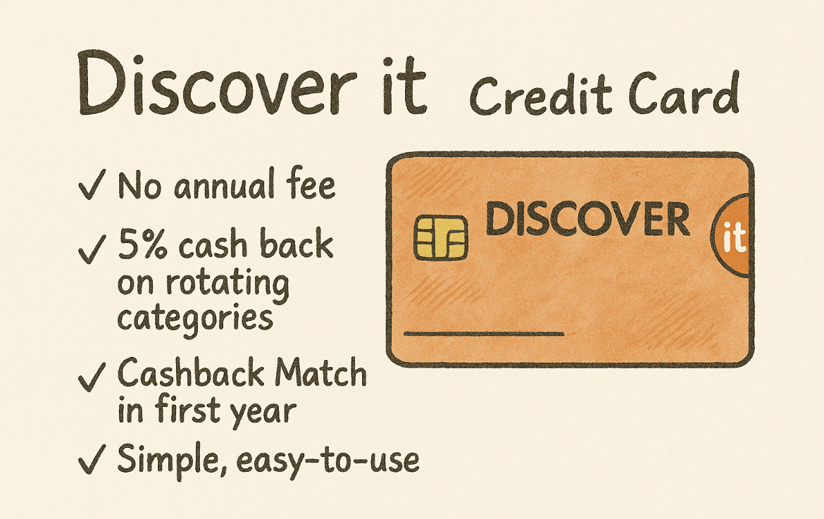 アメリカ生活】持ってるクレジットカード 5 Discover it®｜メモとノト