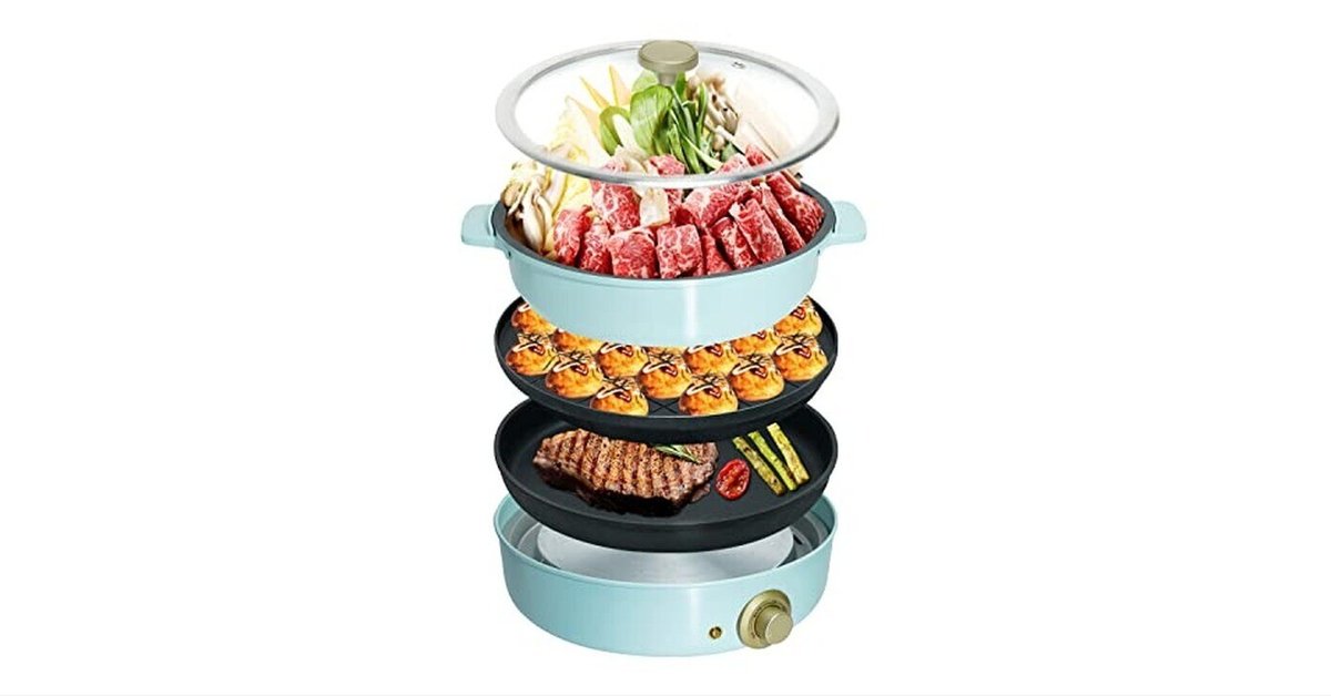 最新モデル】SOLEMOOD グリル鍋 ホットプレートは本当に買い