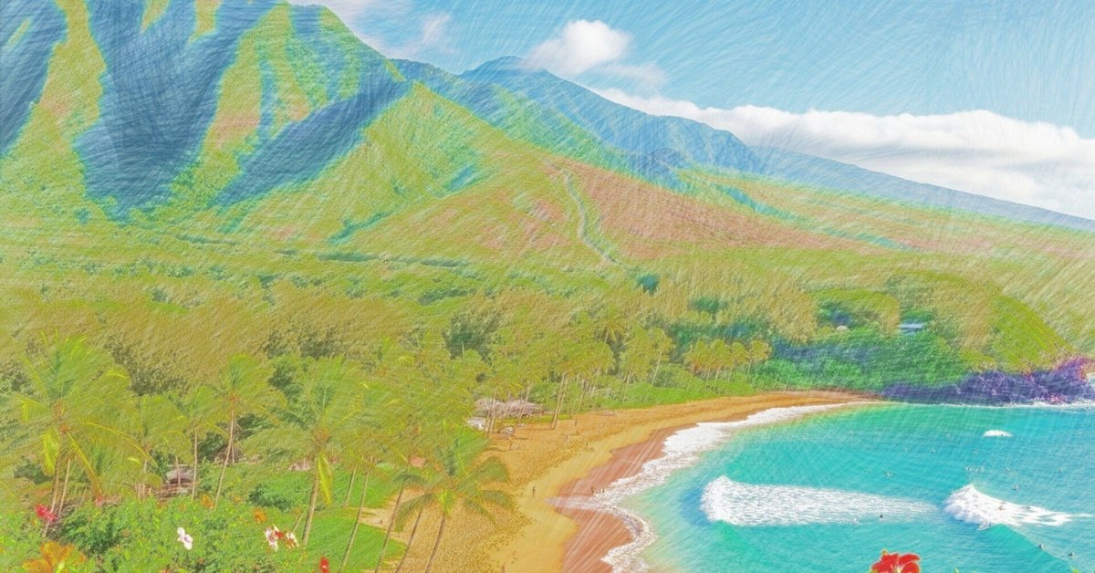 色鉛筆画　森のメロディー 色鉛筆画】Making! Forest light drawn with colored pencils