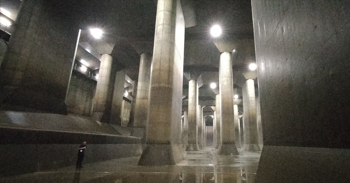 防災地下神殿「首都圏外郭放水路」【埼玉県】2025年6月7日｜i